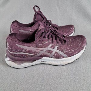 Share Asics Women's Size 9 Gel Nimbus 24 Running Shoe Sneaker Plum